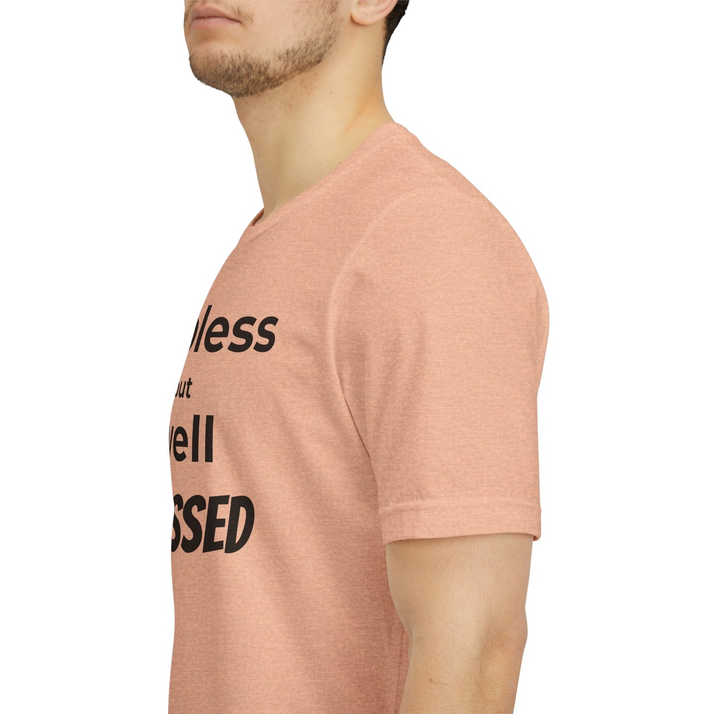 Jobless But Well Dressed Tee — Funny Graphic Casual T-Shirt